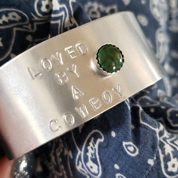 Loved by a cowboy cuff - Picture 3 of 3